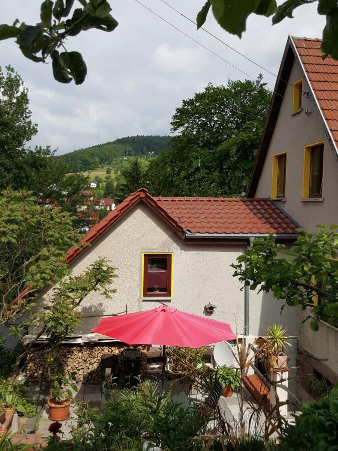 Ferienhaus Am Kirchberg Kurort Steinbach-Hallenberg Exteriör bild